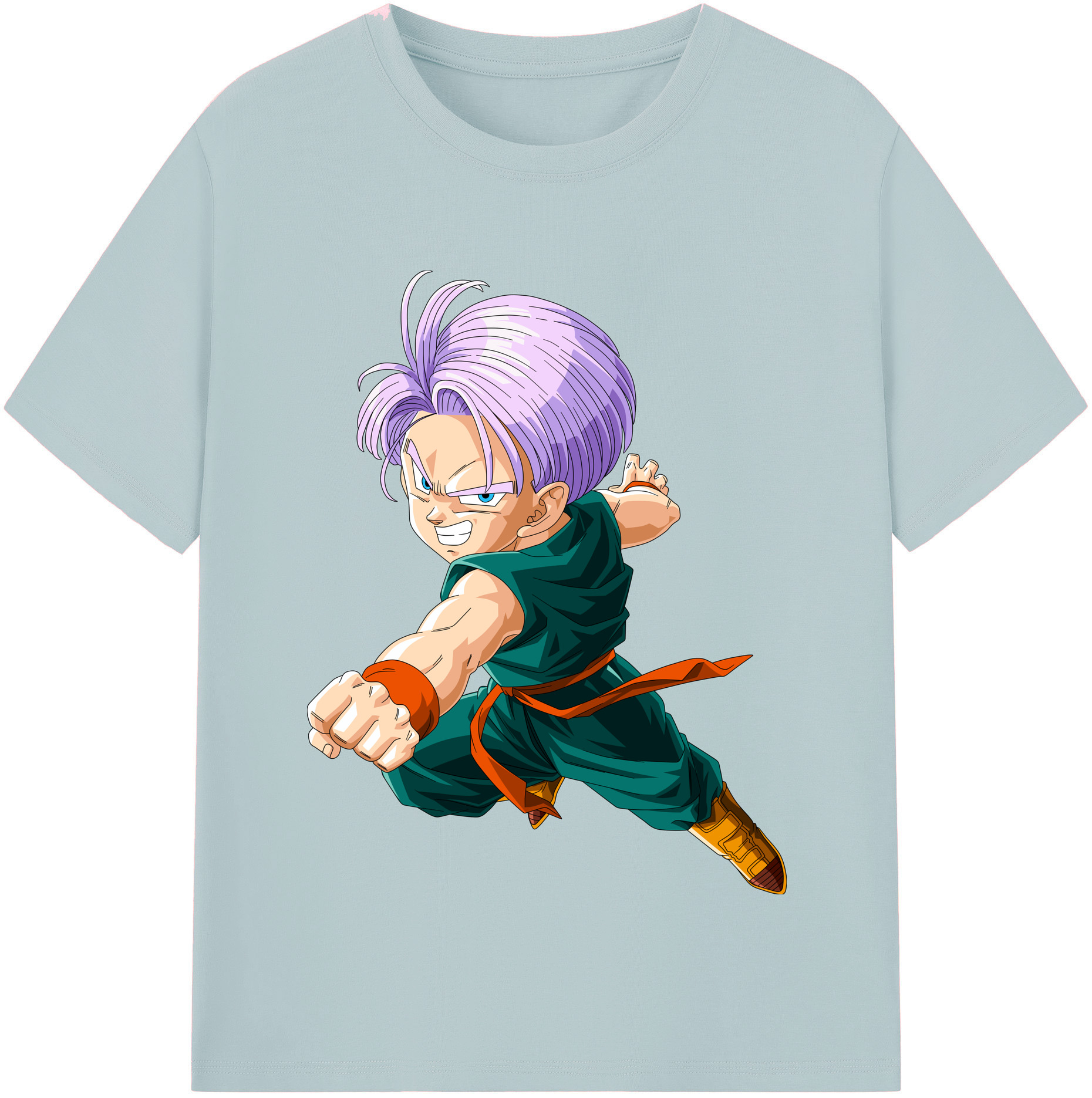 （画像用） ドラゴンボール トランクス（Torankusu）DRAGON BALL Trunks 綿100％半袖Tシャツ（フロントプリント）